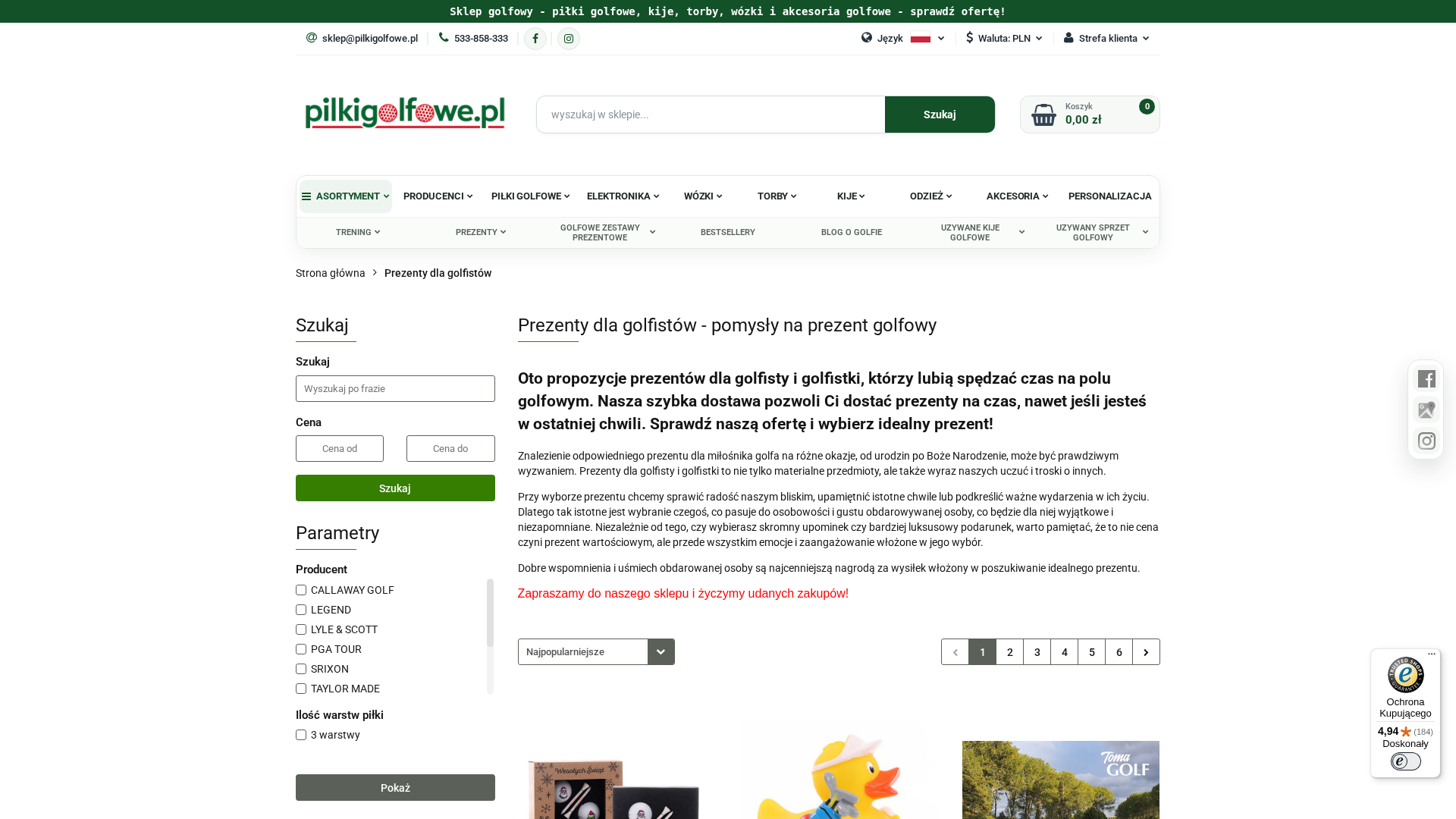 Ile wydać na prezent dla golfisty? Pomysły na różne budżety