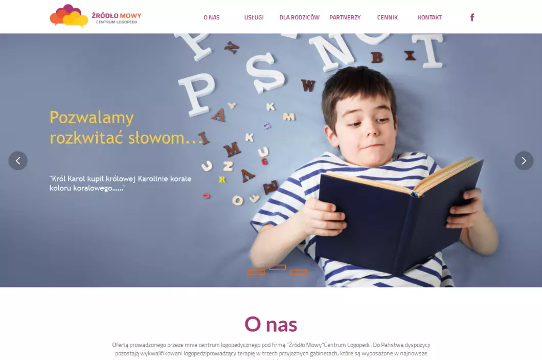 Poradnia logopedyczna Źródło Mowy - podgląd