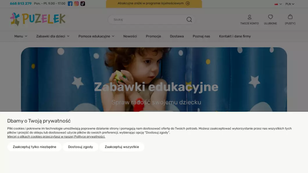 Zabawki i pomoce terapeutyczne - Puzelek - podgląd